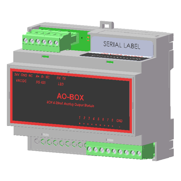 QEL AO-Box 8-channel analog output module