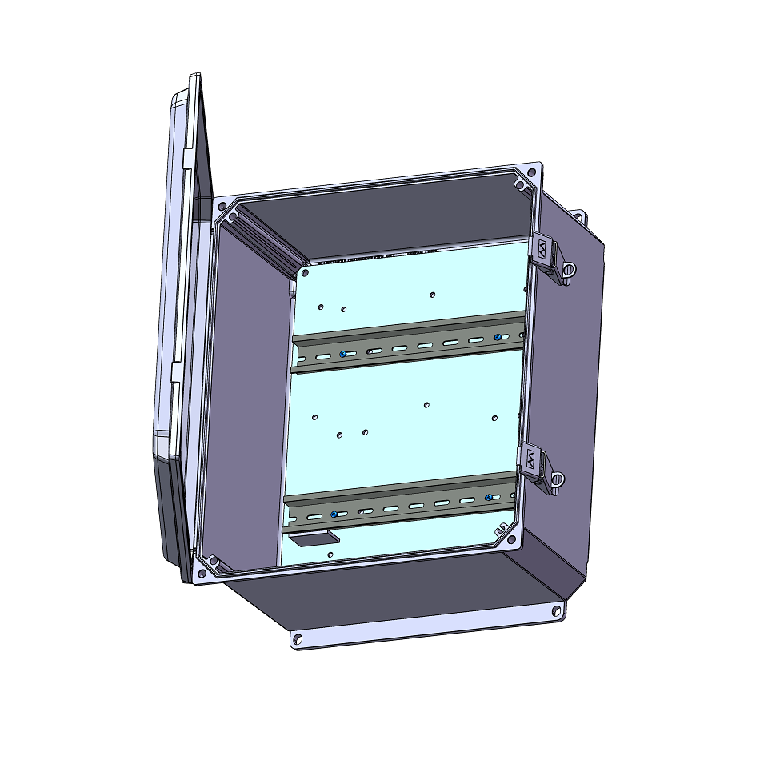 QEL IO-Box DIN-rail mounting box