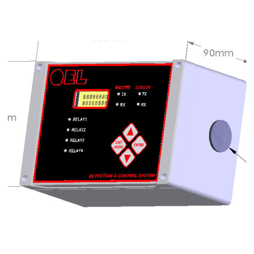 QEL QRP remote display with relays
